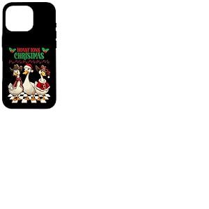 Honky Tonk Motif de Noël Cowboy Goose Holiday Coque pour iPhone 16 Pro