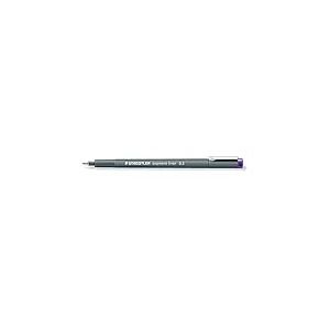 STAEDTLER- Pigment Liner 308 - Feutre Pointe Calibrée 0.3 Mm- Violet - Lot de 10