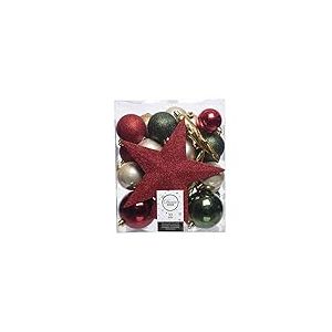 Kit de D&eacute;coration de No&euml;l, Mod&egrave;le Tradi, Set de 33 Pi&egrave;ces