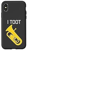 I Toot – Humoristique Baryton/Euphonium drôle Coque pour iPhone X/XS