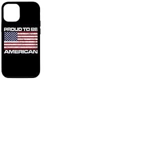 Drapeau am&eacute;ricain am&eacute;ricain avec Drapeau am&eacute;ricain Coque pour iPhone 12/12 Pro