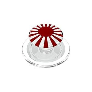 Japan Japanese Rising Flag Sun Samurai Kamikaze PopSockets PopGrip pour MagSafe