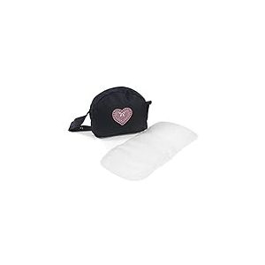 Bayer Chic 2000 853-26 Sac à Langer pour poupée - Accessoire de poupée - Rose, Gris mélangé - Bleu Marine
