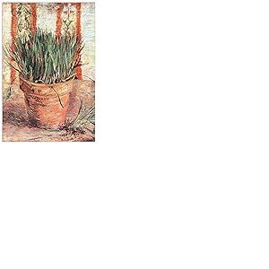 ArtPlaza Van Gogh Vincent - Flowerpot with Chives Panneau D&eacute;coratif, Bois, Multicolore, 60 x 1.8 x 90 cmAS91074