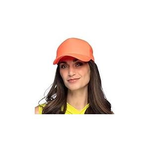 Boland - Casquette fluo pour adulte, casquette ann&eacute;es 90, casquette de baseball, festival, carnaval et f&ecirc;te &agrave; th&egrave;me, 01431