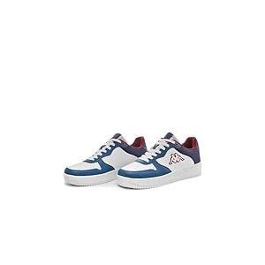 Kappa - Sneakers Basse - Homme, Femme - Logo Maserta, White Blue Gulf A8S, 38 EU