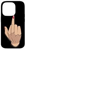 Femme Doigt d'honneur Dr&ocirc;le Doigt d'honneur Fuck You Coque pour iPhone 14 Pro