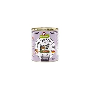 GranataPet Liebling's Repas Wild & Angus - Nourriture Humide pour Chien - sans céréales et sans Sucre ajoutés - Aliment Complet - 6 x 800 g