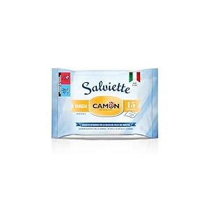 CAMON | Lingettes de Poche Vanille, bo&icirc;te de 18 pi&egrave;ces, lingettes nettoyantes pour Les Yeux et Les Oreilles de Chiens et Chats, Formule d&eacute;licate, 17 x 20 cm
