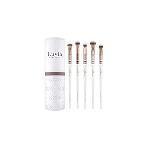 Set de pinceaux de maquillage Luvia, Essential Eye Set, Set de pinceaux pour les yeux, 5 pinceaux cosmétiques véganes, pinceaux de maquillage pour un mélange et une application parfaits