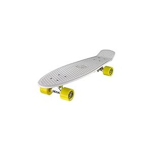 Ridge Retro 27 Skateboard complet Blanc/Jaune 27'' x 7,5'' - 69 cm