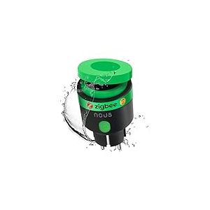 NOUS Zigbee Prise extérieure intelligente IP44, prise intelligente avec mesure de la consommation, compatible avec les accessoires Alexa, les appareils Smart Home, Google Home, Smart Life, 2MQTT, 16 A
