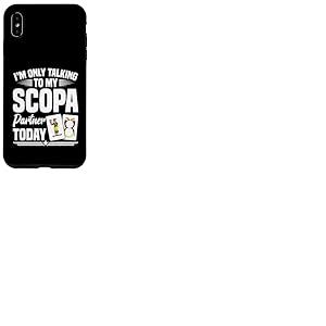 Italian Scopa Cards Lecteur de Cartes Parlant Italien Coque pour iPhone XS Max