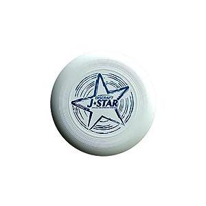 Discraft Mixte - Disque de lancer Discraft Junior Star Blanc 145 gr, blanc, 20*20*3 EU