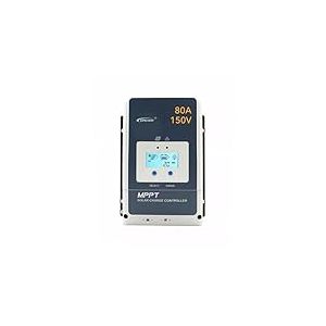 EPEVER Tracer AN MPPT Laderegler régulateur de charge solaire 80A, PV150V, 12/24/36/48VDC travail automatique, écran LCD commen negative Erdung