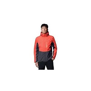 Columbia Pouring Adventure 3 Veste de pluie imperméable pour homme, Zing, Requin, Taille S