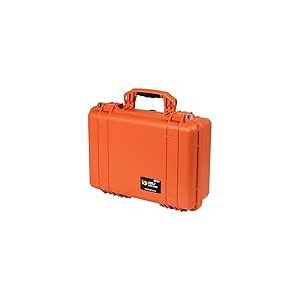 PELI 1500 valise &eacute;tanche pour DSLR, SLR, objectifs, cam&eacute;ra et drones, IP67 &eacute;tanche, capacit&eacute; de19L, fabriqu&eacute; en Allemagne, sans mousse, couleur: orange