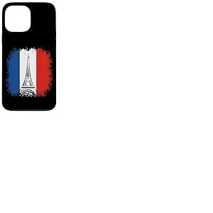 Coque pour iPhone 13 Pro Max Cadeaux Tour Eiffel Paris France Souvenirs Seine Drapeau Français