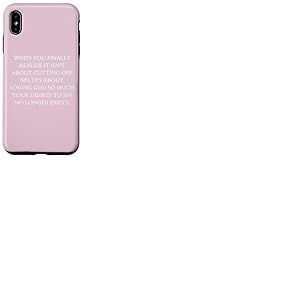Obéissance Quand Vous réalisez Enfin qu'il s'agit d'aimer Dieu Coque pour iPhone XS Max