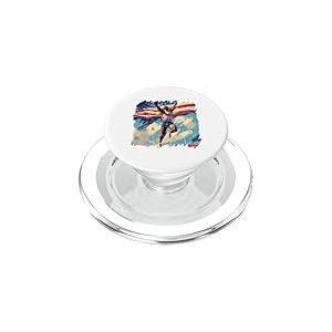 Équipe américaine Olympics d'athlétisme PopSockets PopGrip pour MagSafe