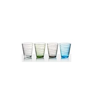 BRUNNER FRA550579 Set de 4 Verres à Boire Multicolore