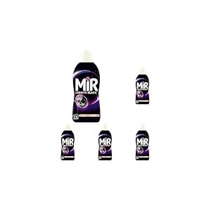 Mir - Lessive Liquide - Lessive Black - Main & Machine - Raviveur - Formule Unique 3en1 - Couleurs - Fibres - Fra&icirc;cheur - Nettoie avec Soin - Anti-Bouloche - Pour tous les Textiles Fonc&eacute;s - 13 Lavages