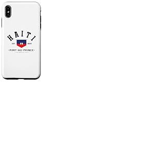 Cadeau ami ha&iuml;ti Drapeau ha&iuml;ti Port-au-Prince ha&iuml;ti Cadeau Coque pour iPhone XS Max