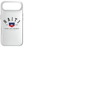 Cadeau ami ha&iuml;ti Drapeau ha&iuml;ti Port-au-Prince ha&iuml;ti Cadeau Coque pour iPhone Air