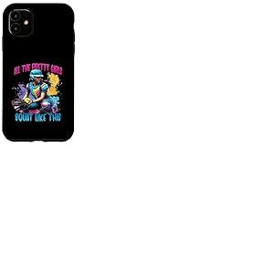 Funny All The Pretty Girls Squat Like-This Attrape-Balle Molle Coque pour iPhone 11
