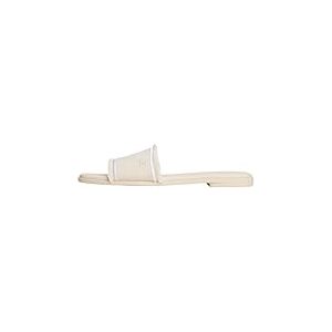 Tommy Hilfiger Sandales Femme Fringe Canvas Flat &Eacute;l&eacute;gantes, Ivoire (Muslin), 38