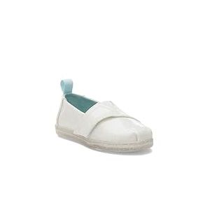 TOMS Garçon Fille Classic Alpargata Semelle de Mocassin, White Confetti Coated Glitter, 21 EU