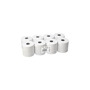 Dohe - Rouleaux Papier Thermique 80x60 mm (8 u.) - Mandrin ⌀12 mm, Longueur 28 m, Tickets pour Terminaux de Paiement, Caisses Enregistreuses, Imprimantes POS et EPOS, Épaisseur 60 g/m², Sans BPA