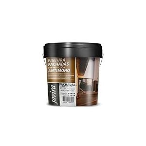 JOVIRA PINTURAS Peinture Façades Anti-Moisissures hydrofuge, imperméable et anti-fissures. (4 Litres, Blanc)