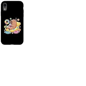 Chill Capybara Boisson Flottante pour Piscine – Ambiance Vacances d'été Coque pour iPhone XR