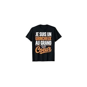 Grincheux au Grand Coeur Cadeau Humour Ours R&acirc;leur Grognon T-Shirt