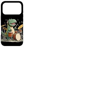 Costume de Dinosaure Amusant avec Tambour &agrave; Bascule pour gar&ccedil;ons et Filles Coque pour iPhone 17 Pro