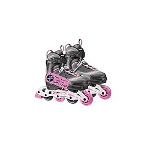HUDORA Inline Skates Mia/Leon - Patins à roulettes pour Enfants/Adolescents & Adultes en différentes Tailles & Couleurs - Rollers réglables en 4 Tailles - Confortables & stylés