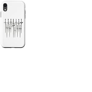 Falchion and Dague Collage Blade Art Design Coque pour iPhone XR