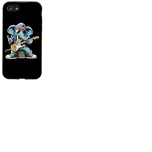 Guitare à Bascule éléphant Cool Attitude Coque pour iPhone SE (2020) / 7/8