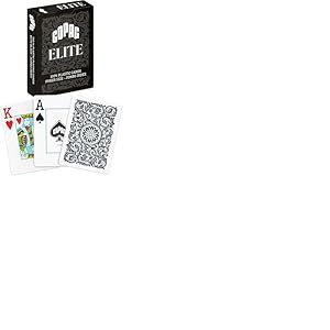 Copag Cartes à Jouer Noires Jumbo Index de Taille Poker
