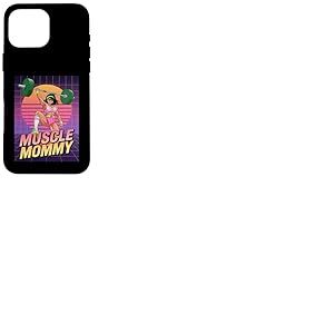 Anime Muscle Mommy Weightlifting Fitness Girl Aesthetic Coque pour iPhone 16 Pro Max