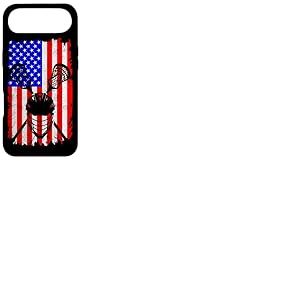 Casque et bâtons Drapeau américain de Crosse Coque pour iPhone Air
