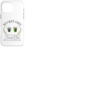 Ma liste de seau pour joueur de golf et seau à bière Coque pour iPhone 16 Pro Max