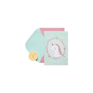 Papyrus Cartes vierges avec enveloppes 1 EA licorne