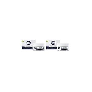 NIVEA MEN Crème hydratation intense Peau Sensible (1 x 50 ml), crème hydratante pour les hommes à la peau sensible et irritée, soin visage homme 0% alcool (Lot de 2)