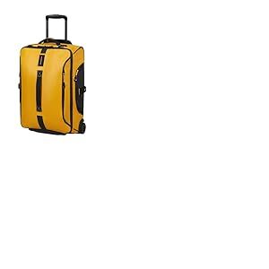 Samsonite Paradiver Light - Sac de Voyage &agrave; roulettes (55 cm), Small, Bagage Cabine, D&eacute;perlant, L&eacute;ger, 48,5L, Jaune (Yellow)