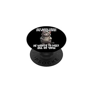 Chat Disant Psychiatre De Retour Mon Dr&ocirc;le Funny Cat PopSockets PopGrip Adh&eacute;sif