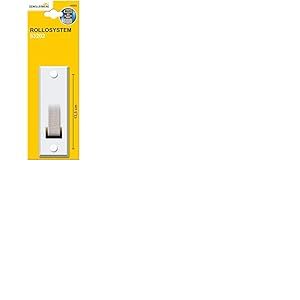 Schellenberg 53202 Couvercle pour enrouleur de sangle volet roulant à encastrer, espacement des trous de 135 mm, Système Maxi, blanc