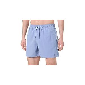 Tommy Hilfiger Short de Bain Homme Medium Drawstring Tape avec Cordon de Serrage, Bleu (Brisk Blue), XXL