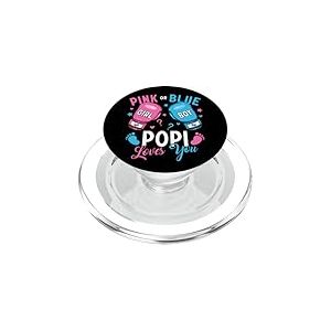 Boxer rose ou bleu Popi Loves You Boxing Gender Reveal PopSockets PopGrip pour MagSafe